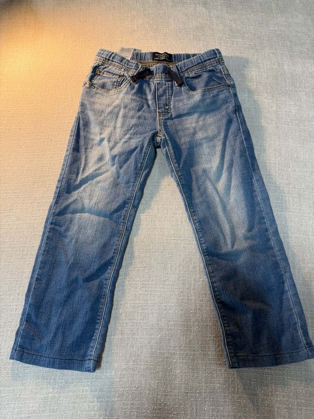 Signature by Levi Strauss & Co. Boys Pull-On Stretch Denim Jeans Regular 10